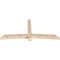 Ekena Millwork Bellingham Smooth Timber Gable Bracket, Douglas Fir, 96"W x 44"H x 5 1/2"D x 5 1/2"F, 11/12 Pitch GBW096X44X0606BEL00SDF - alternate 4